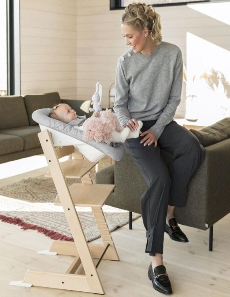 Silla alta Stokke Tripp Trapp y Newboen Set