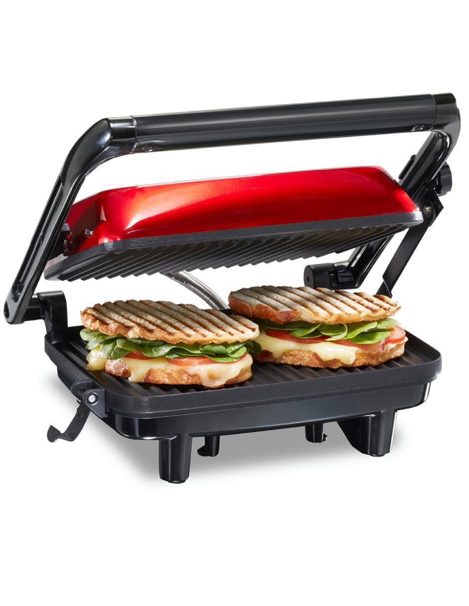 SANDWICHERA P2546 HAMILTON BEACH, ROJO 2