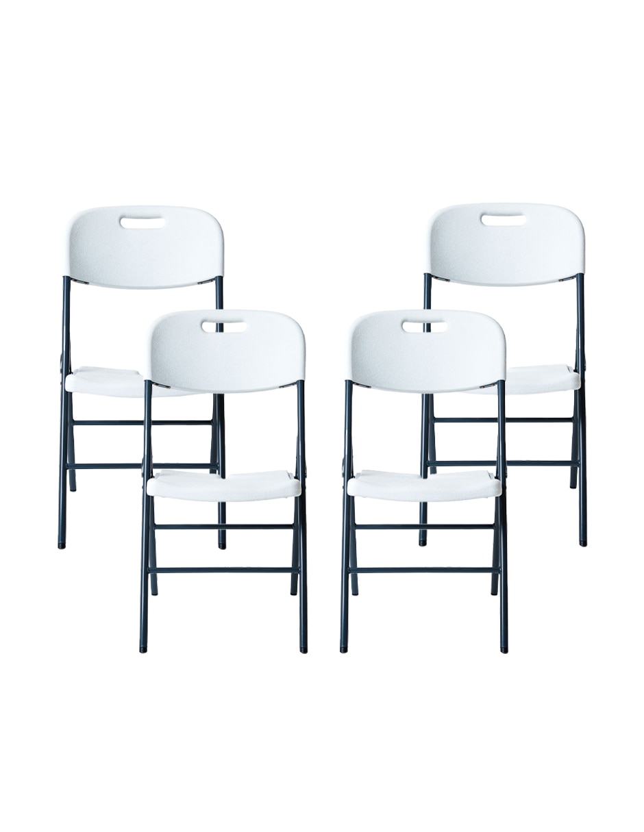 Set de sillas plegables 4 piezas 2
