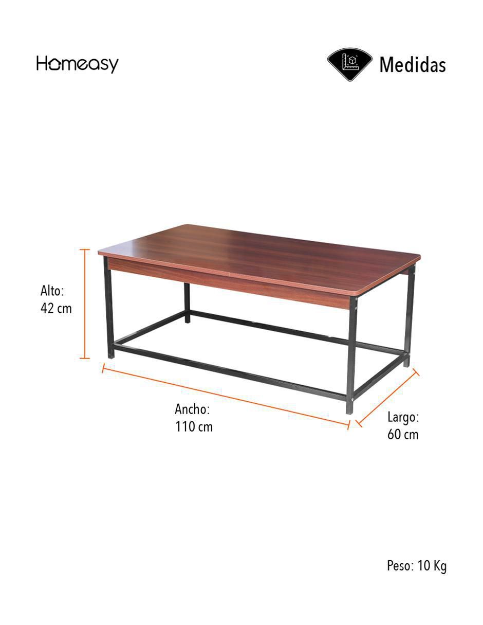 Mesa de centro armable 7