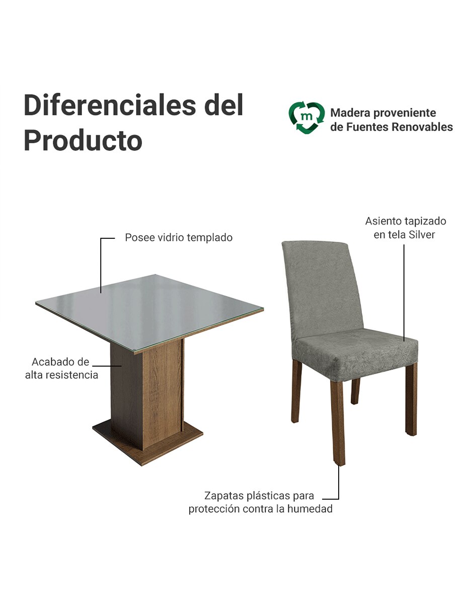 Comedor anne para 2 personas 3