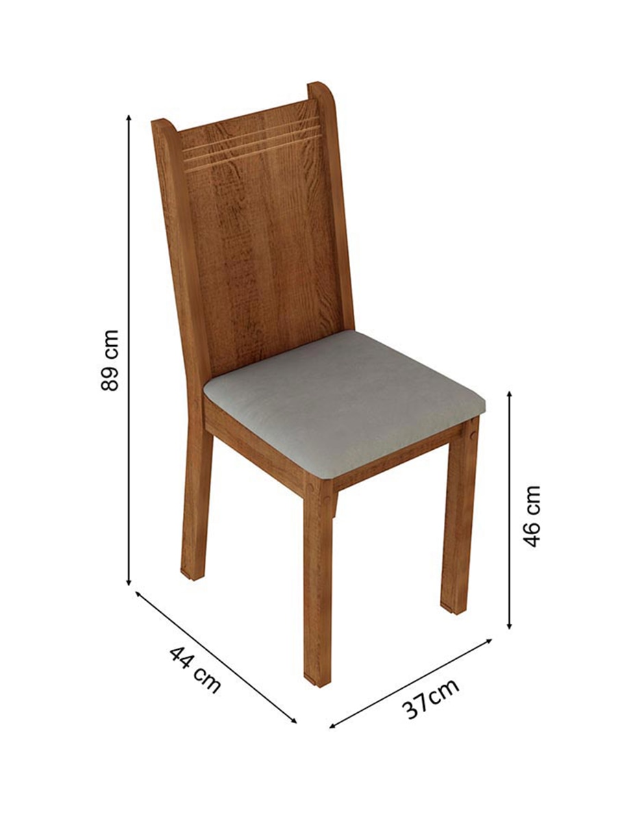 Comedor Rosie Madesa para 4 personas