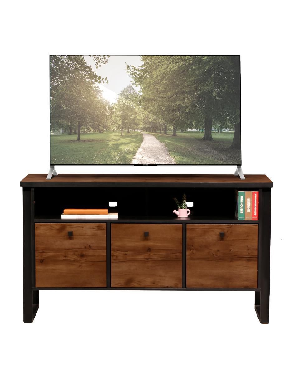 Mueble de TV armable de madera 3