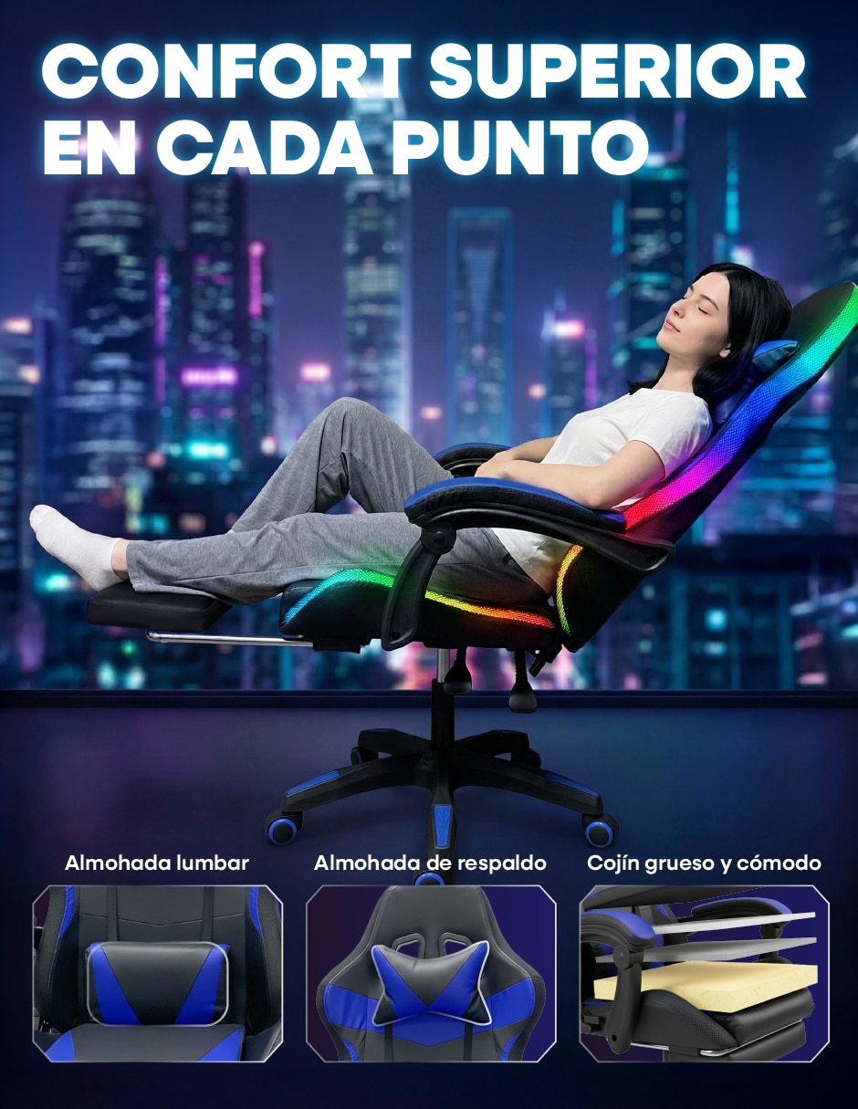 Silla gamer lumina 2 5