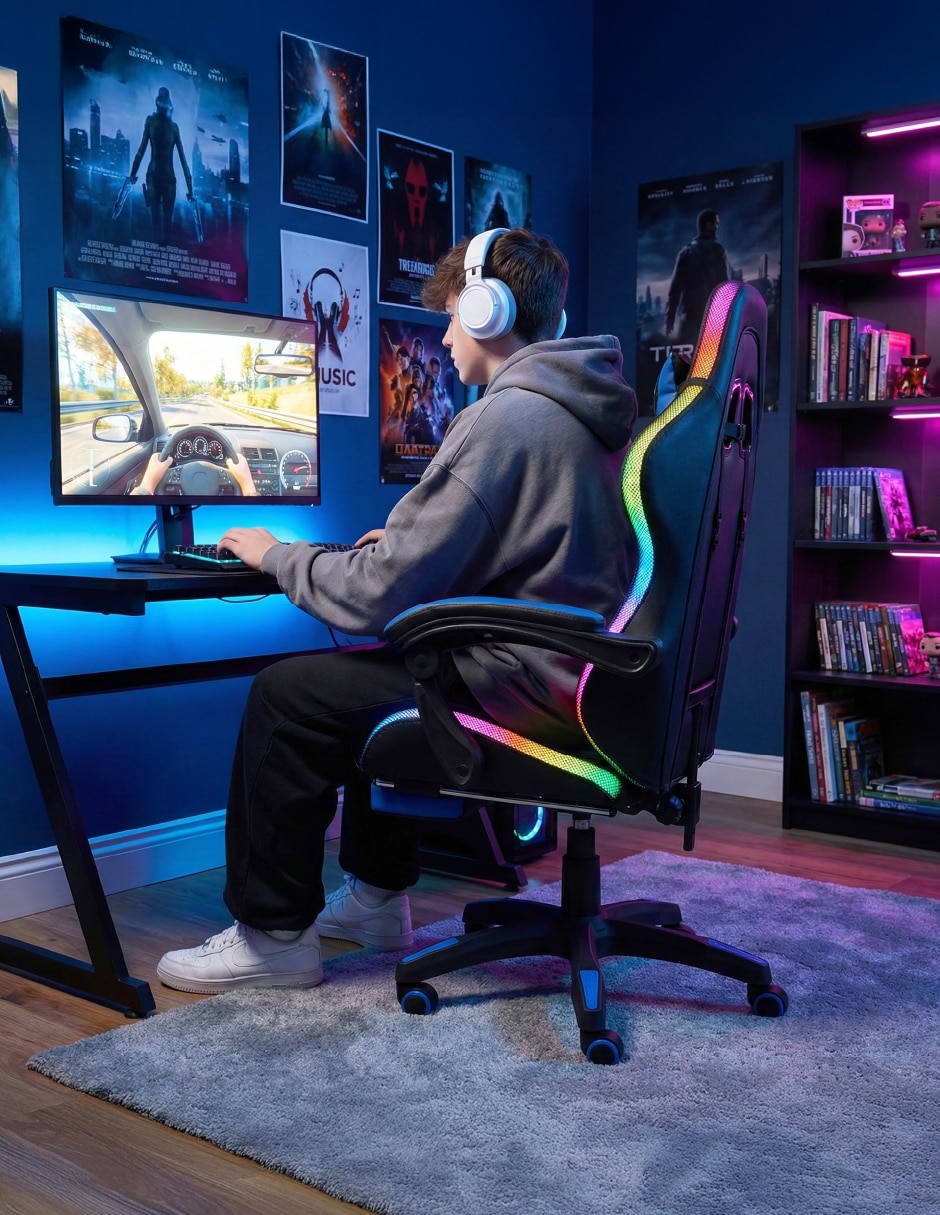 Silla gamer lumina 2 7
