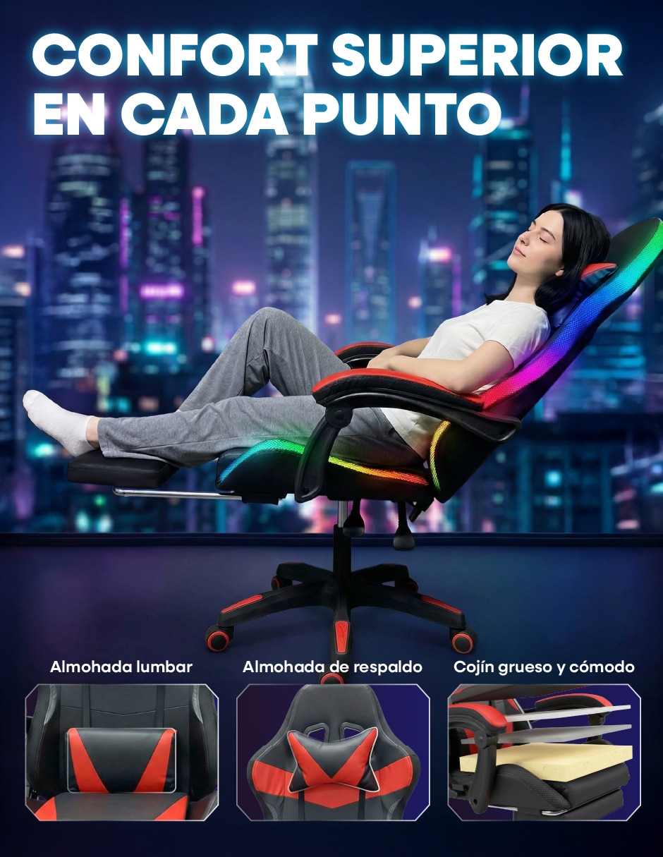 Silla gamer lumina 2 5