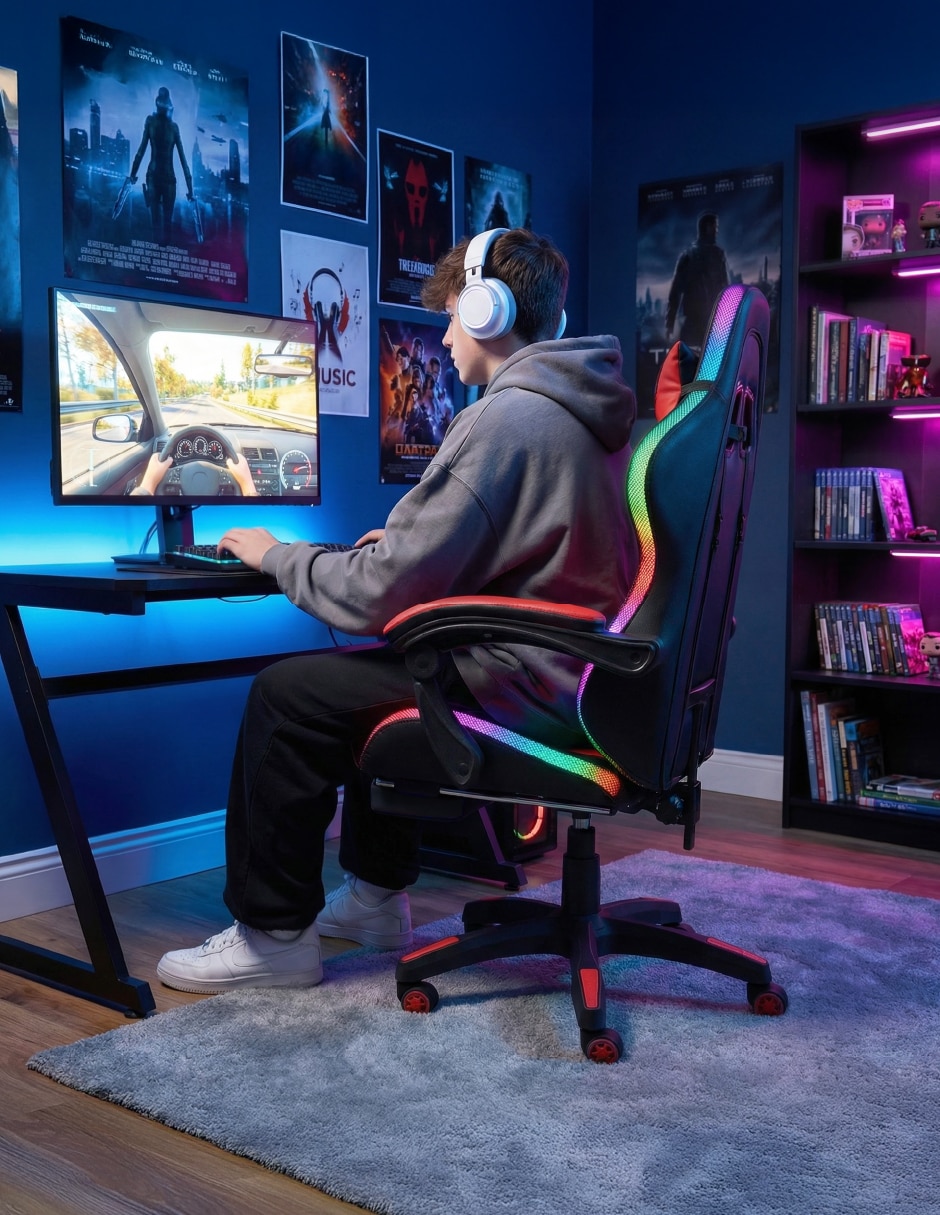 Silla gamer lumina 2 6