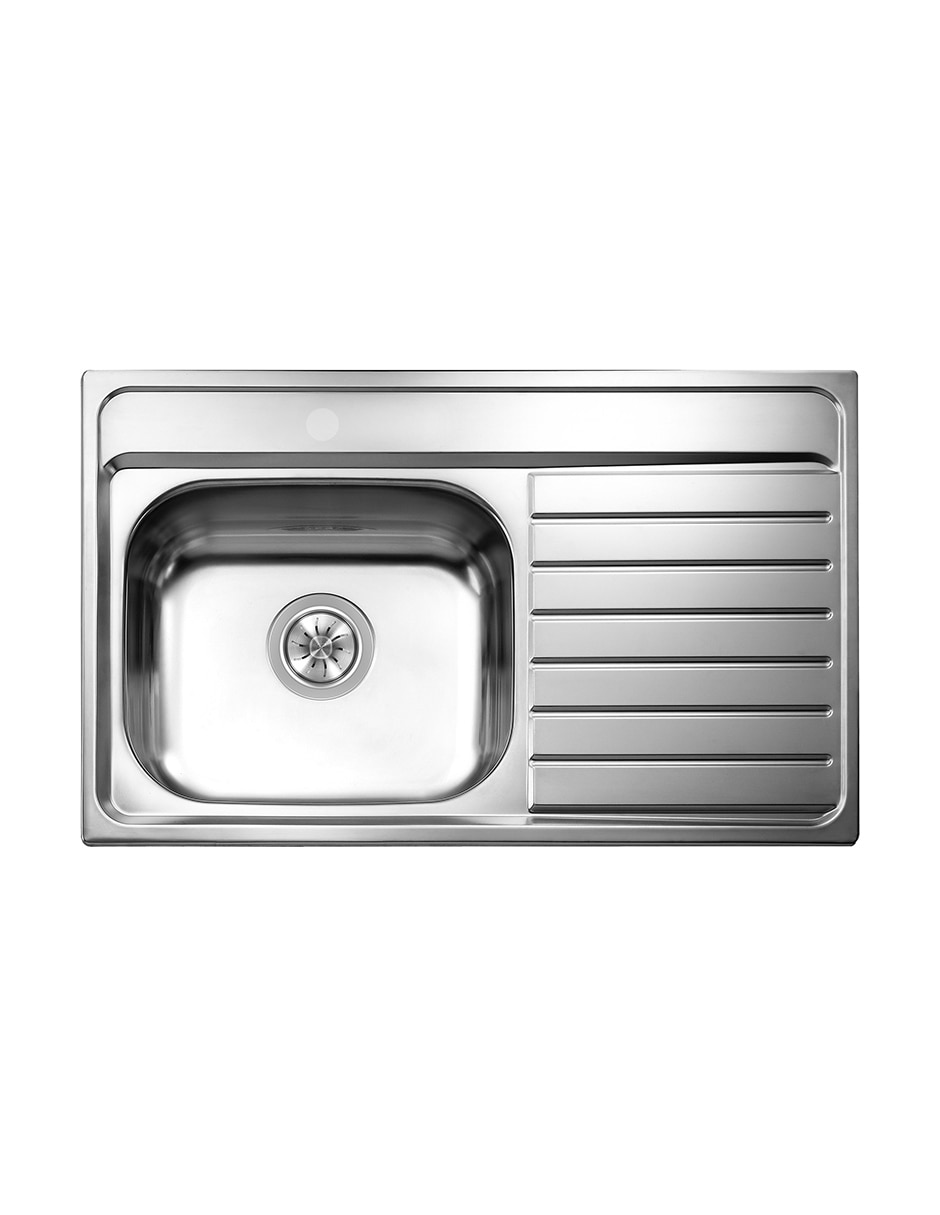 Tarja de acero inoxidable con escurridor derecho TEKAWAY800.5101C1EDMNI