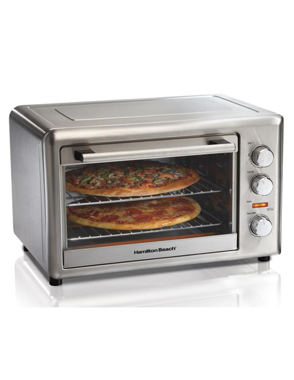 HORNO ELÉCTRICO H1103 HAMILT, PLATEADO 4