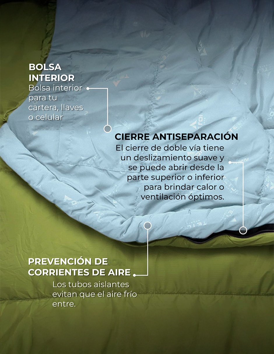 Sleeping bag teton regular unisex