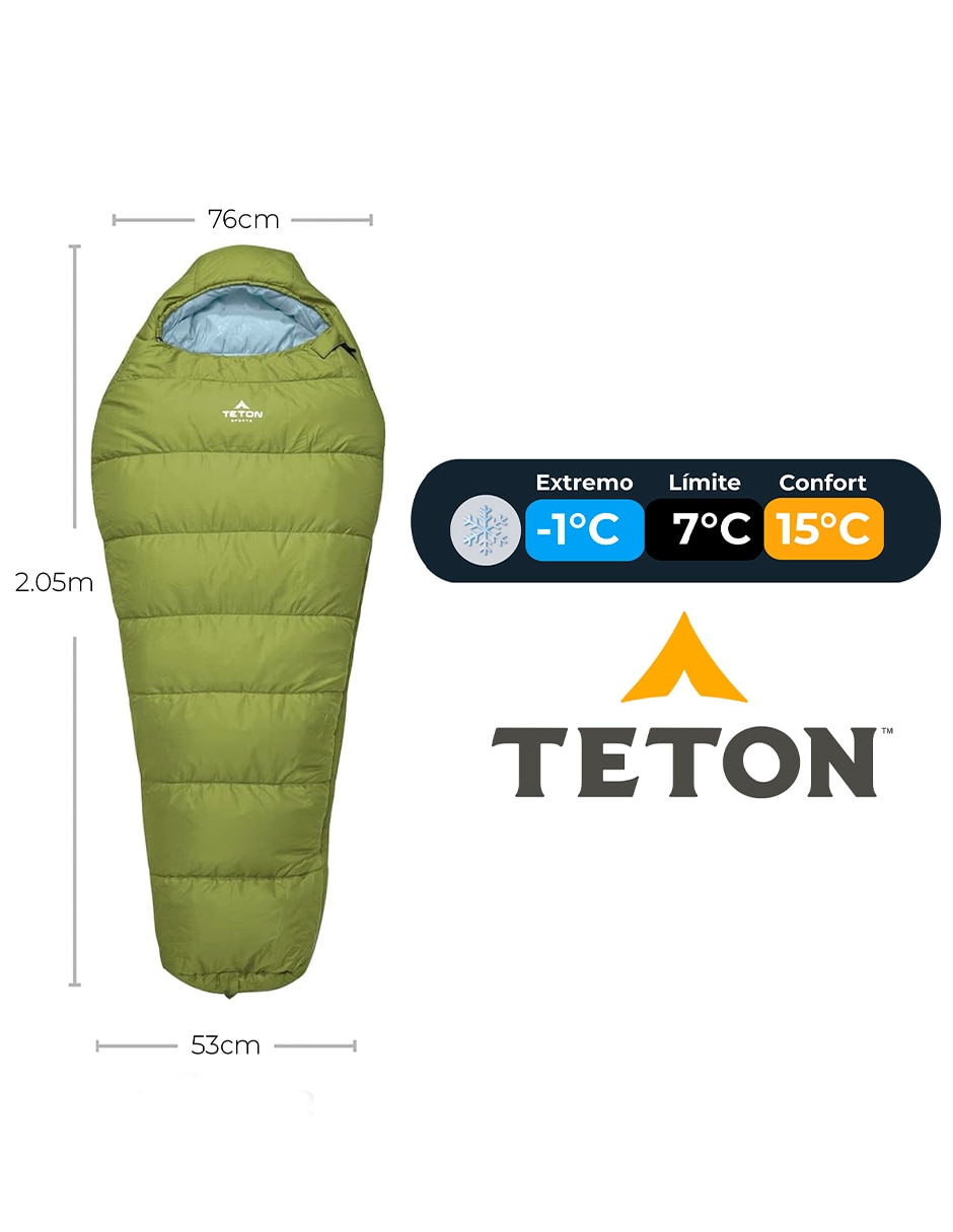 Sleeping bag teton regular unisex