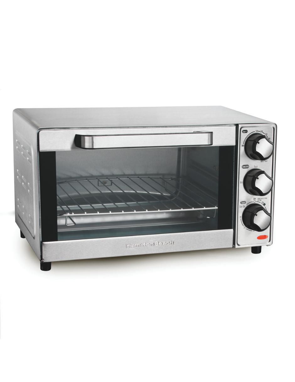 HORNO TOSTADOR H3140 HAMILTO, PLATEADO 1