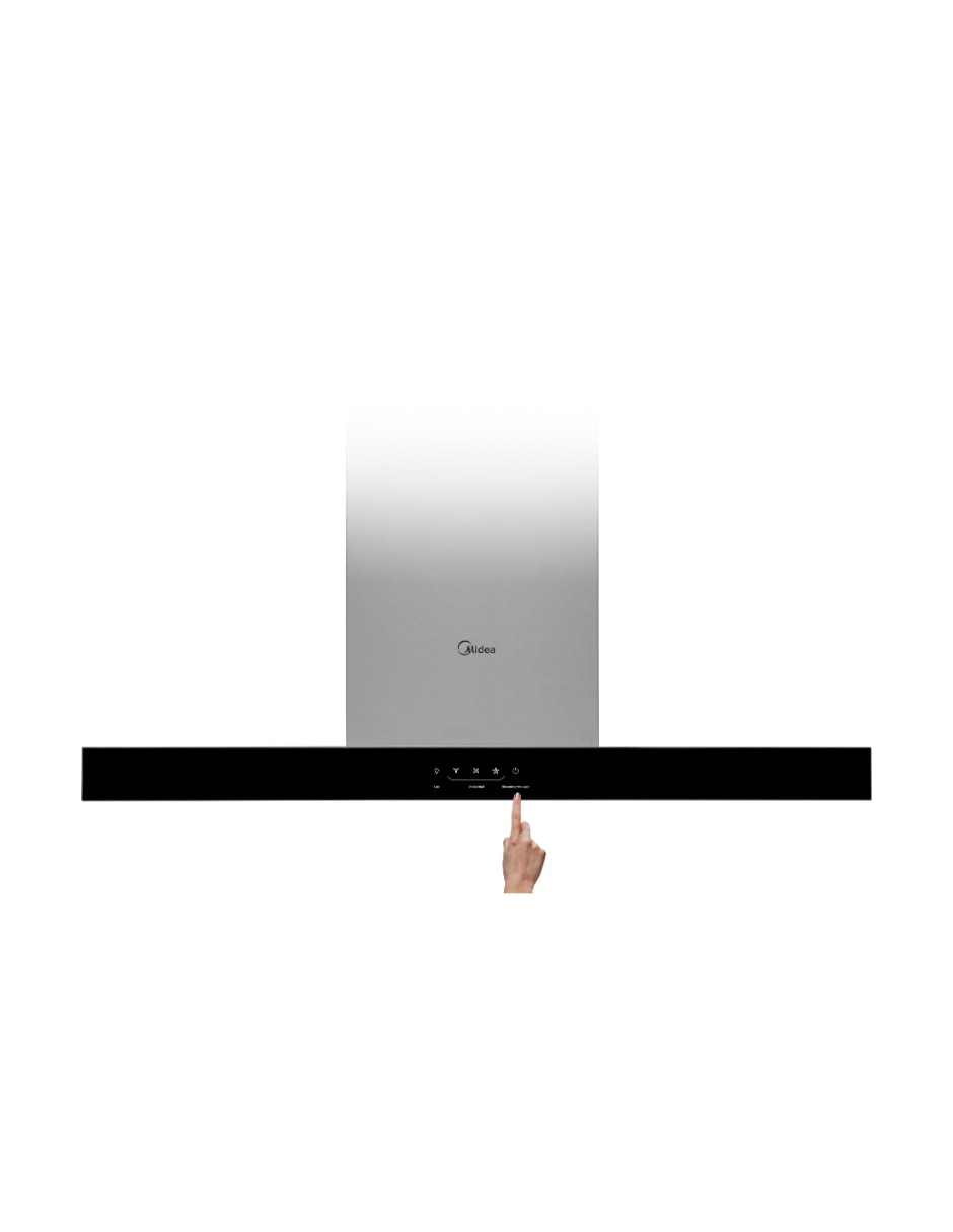 Campana de pared MJWM7736S3GS de acero inoxidable 2