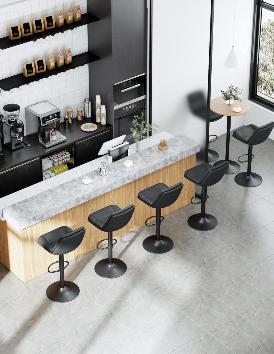 Banco Hober Pu Black 4