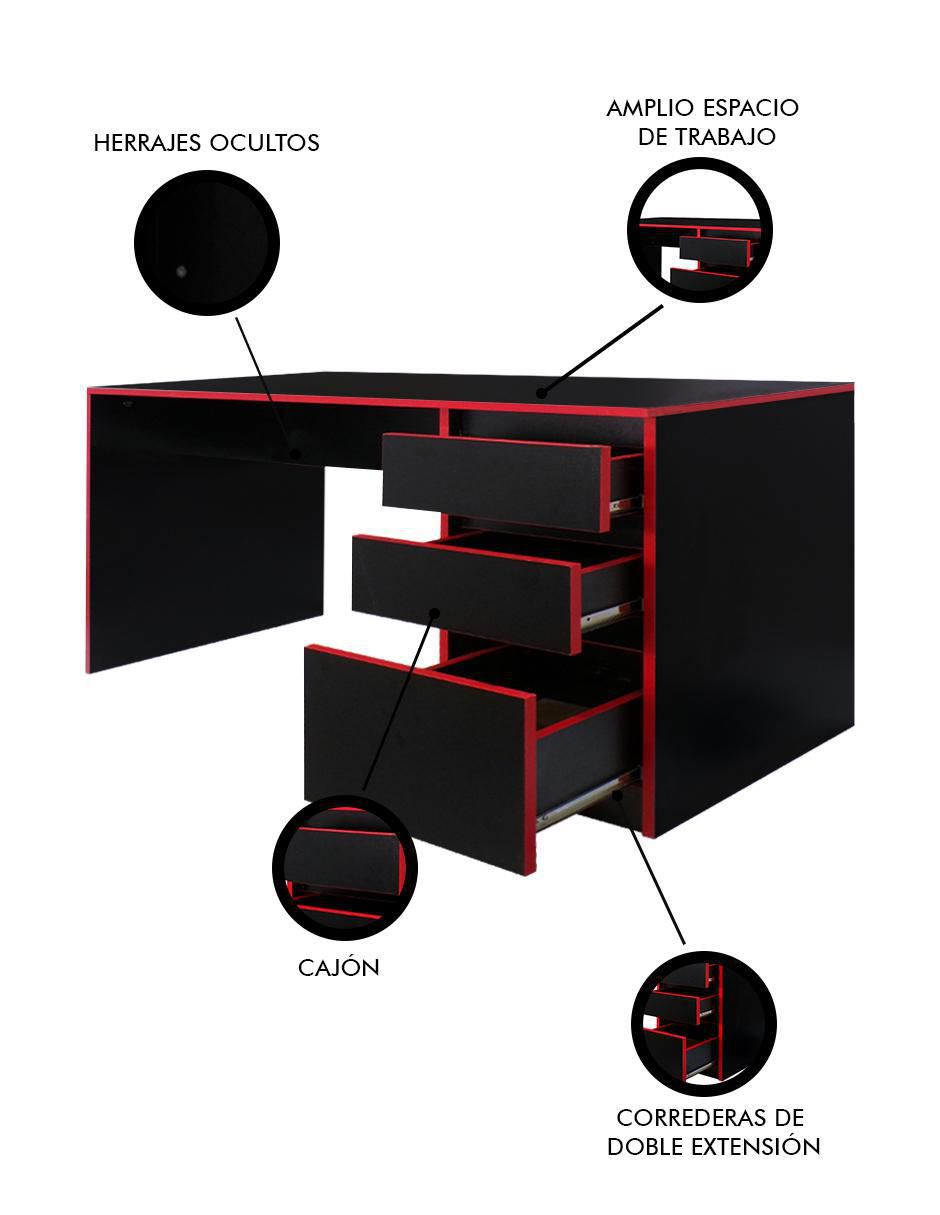 Escritorio Urban Gamer de MDF