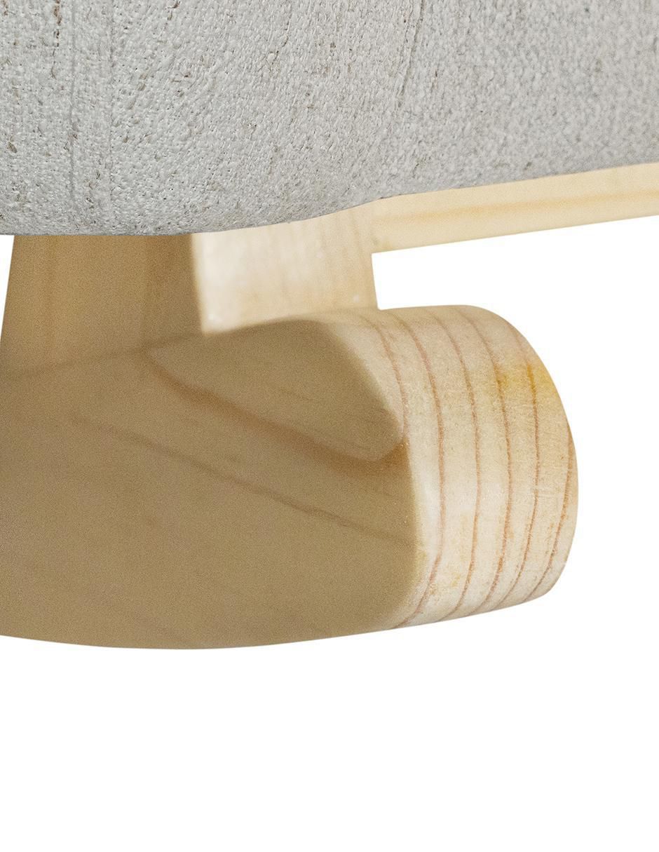 Mecedora con taburete Mueble Mom de poliéster