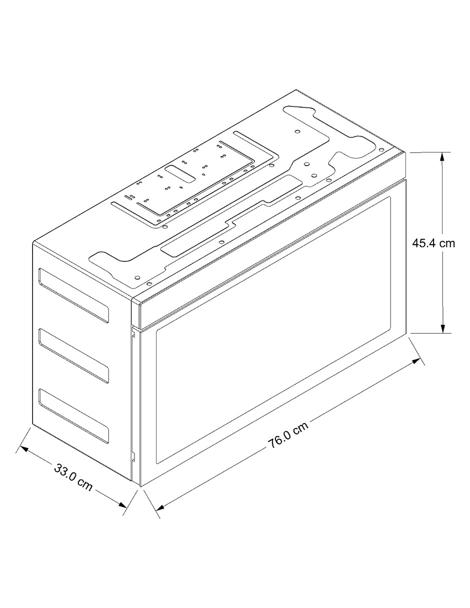 Horno de microondas convencional Kitchenaid modelo KMMF330PPS 1.1 pies cúbicos