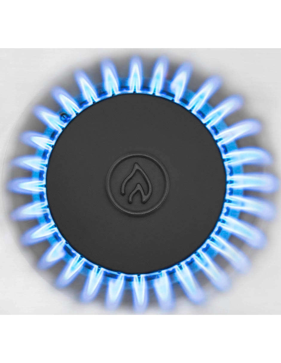 Estufa empotrable a gas lp Mabe 79.20 cm XOC80800CBSCMPU8 de 5 quemadores