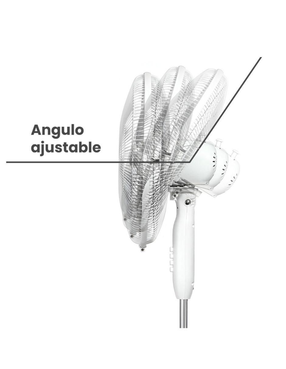 VENTILADOR DE PEDESTAL PS212B , BLANCOS 2