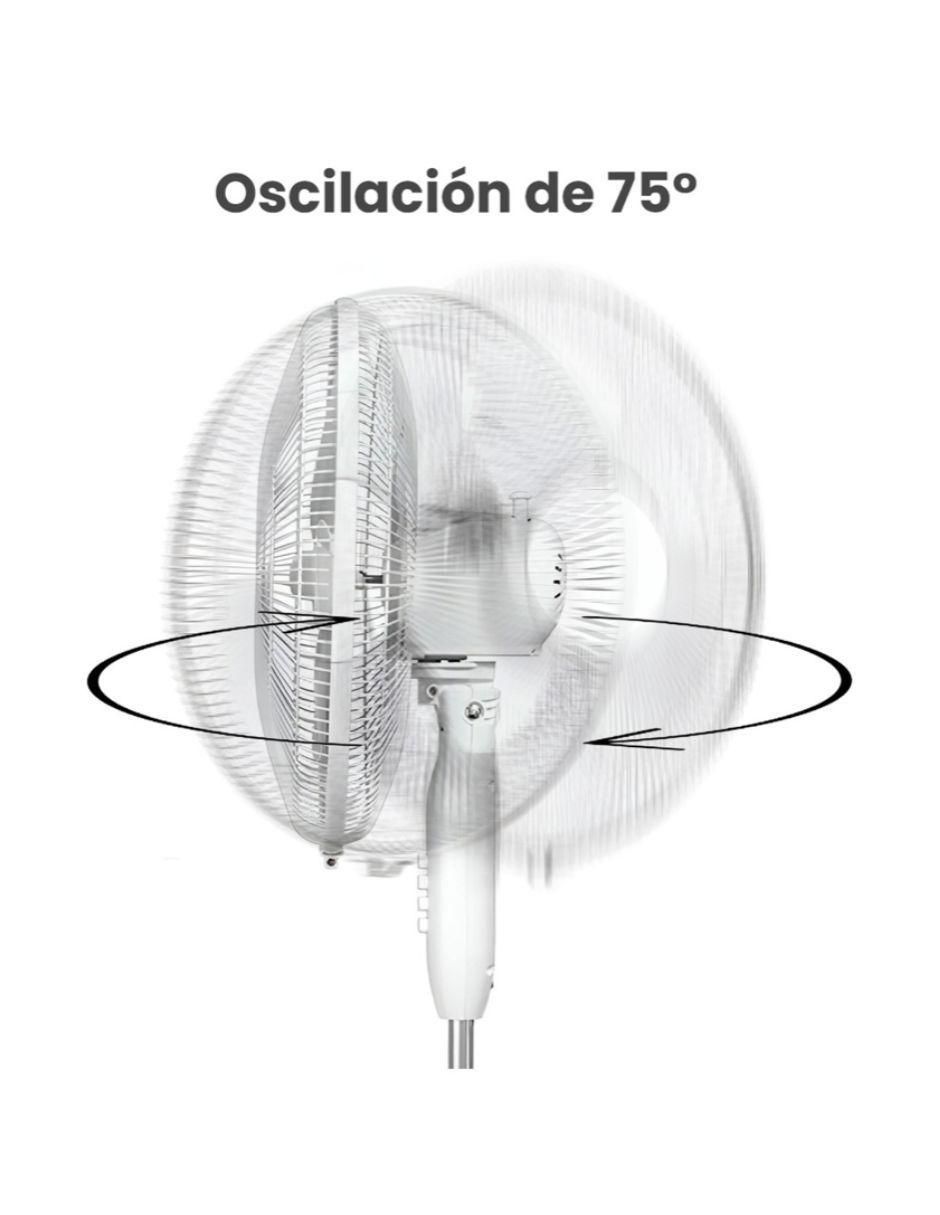 VENTILADOR DE PEDESTAL PS212B , BLANCOS 3