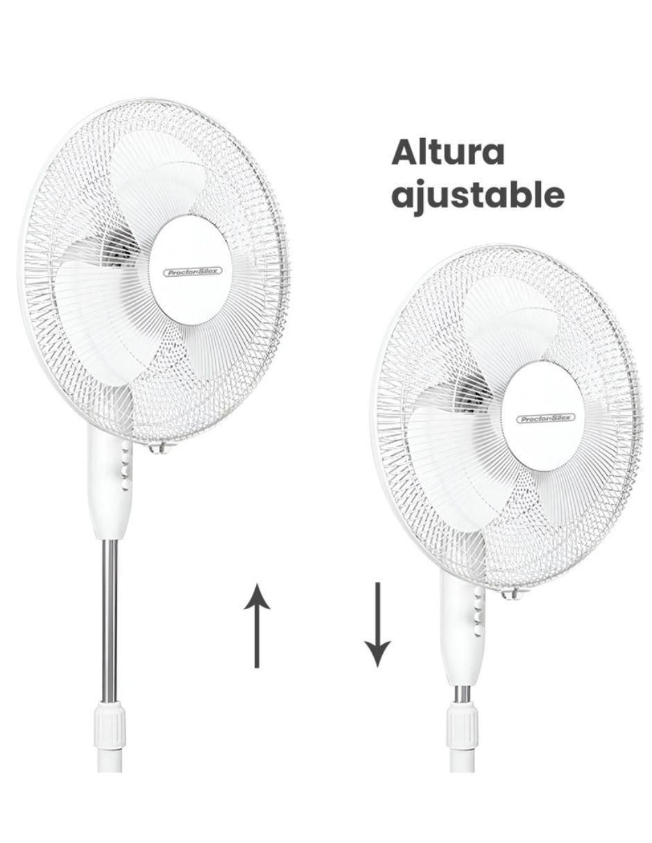 VENTILADOR DE PEDESTAL PS212B , BLANCOS