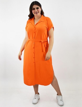 Vestido midi casual para mujer Vestido midi casual para mujer