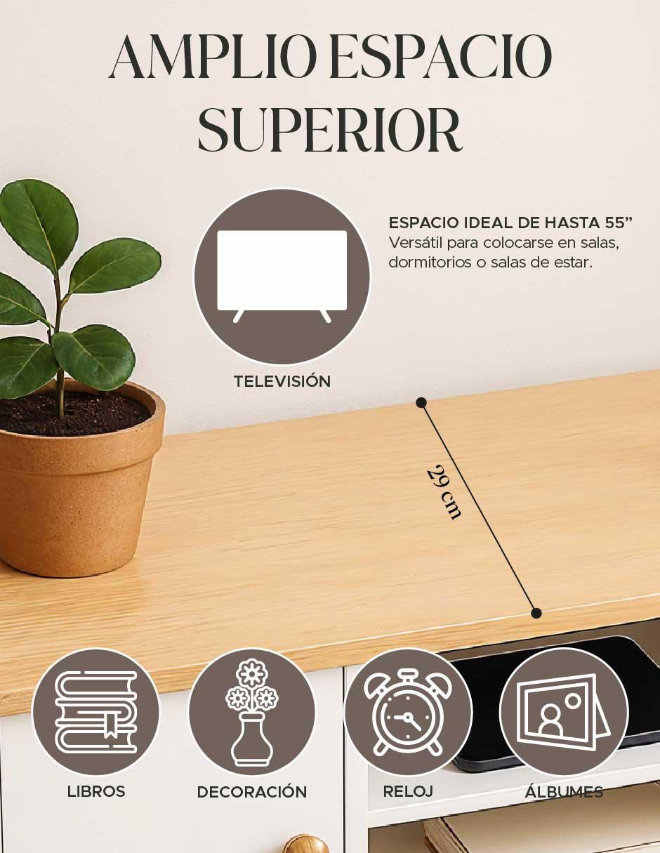 Mueble de TV armable de MDF 2