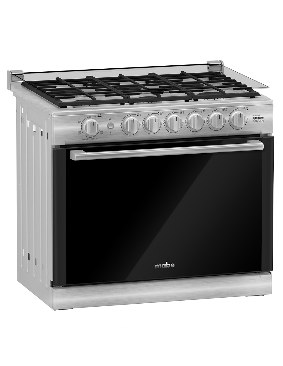 Combo estufa empotrable a gas lp 80 cm XOC80750CMPUV80 de 6 quemadores + campana 7