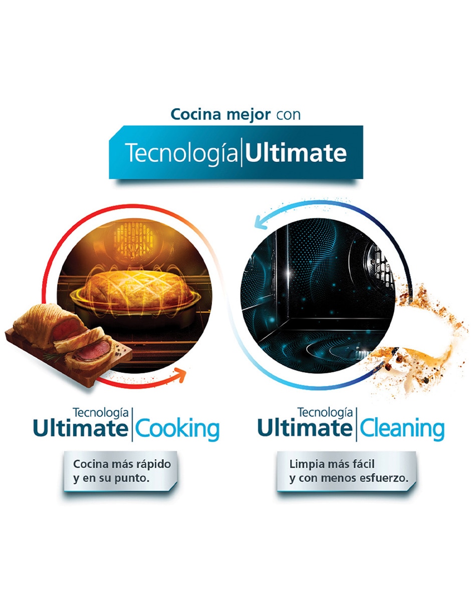 Combo estufa empotrable a gas lp 79.20 cm XOC80802CMPUV80 de 6 quemadores + campana 15