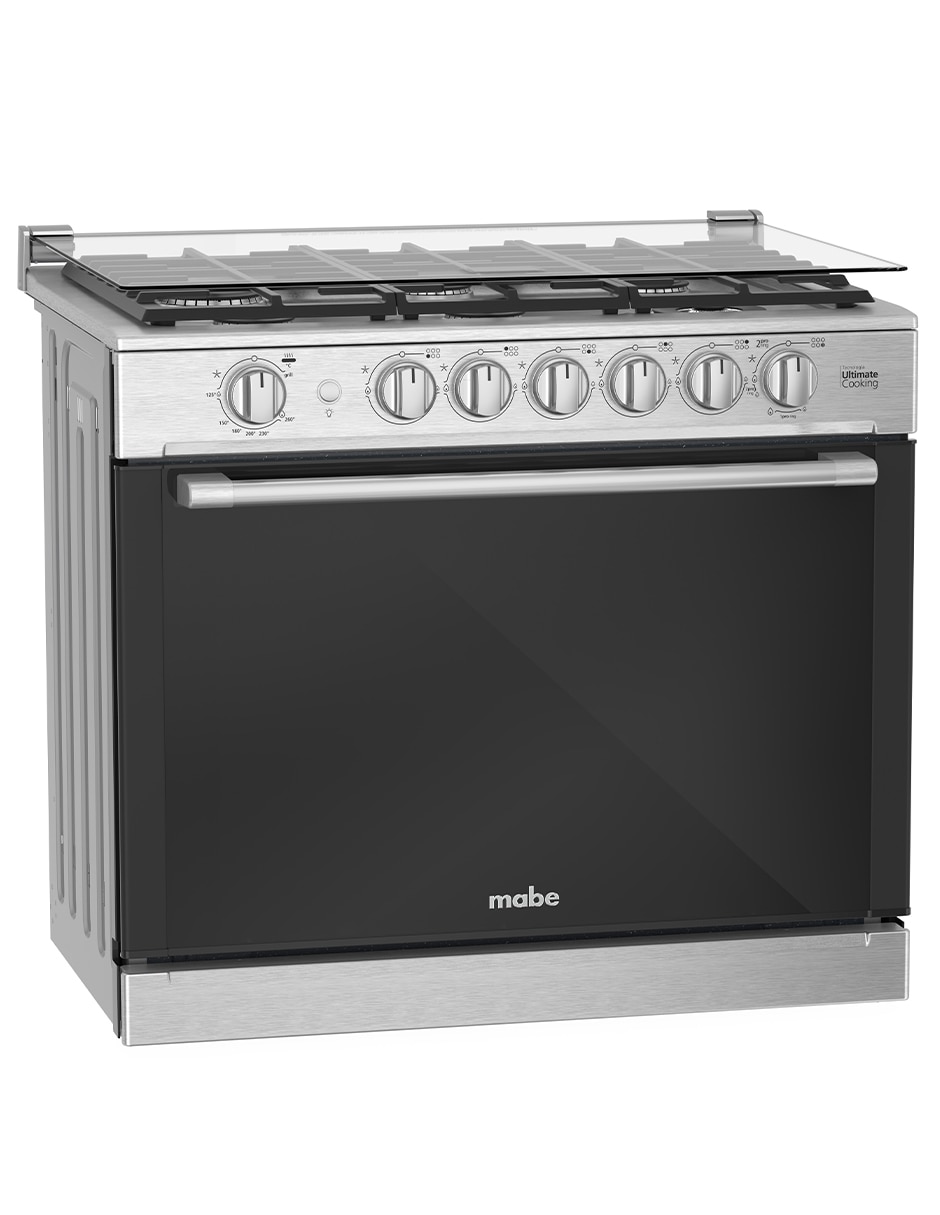 Combo estufa empotrable a gas lp 79.20 cm XOC80802CMPUV80 de 6 quemadores + campana 10
