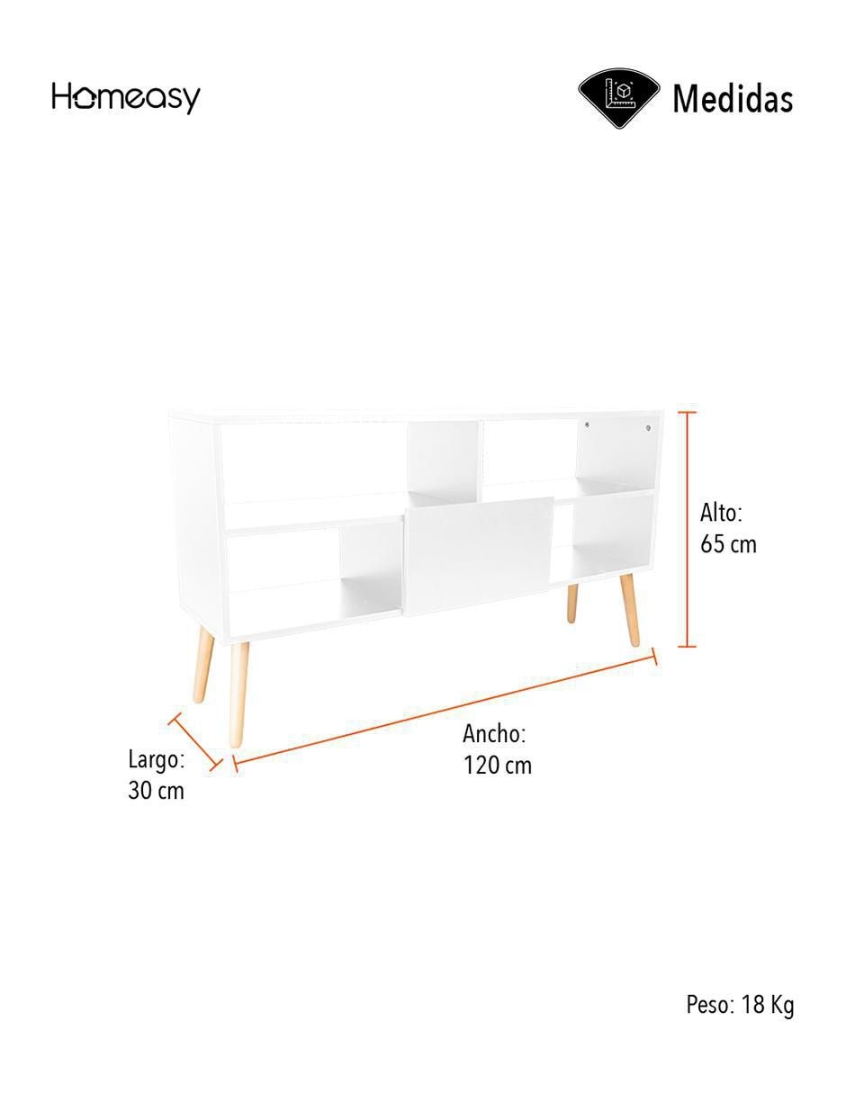 Mueble de TV armable de MDF 7