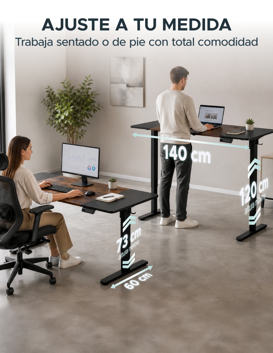 Escritorio Titano de madera