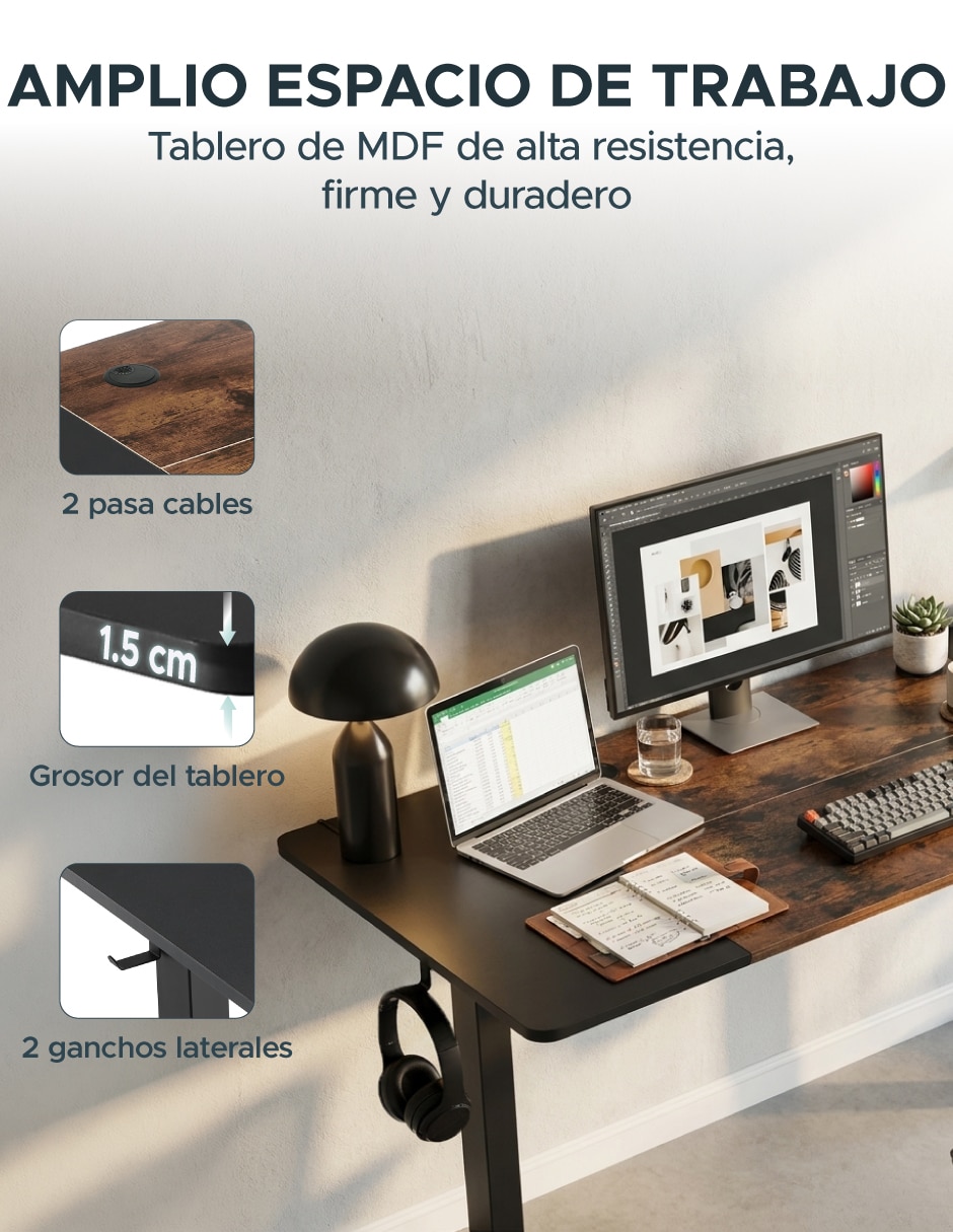 Escritorio Titano de madera