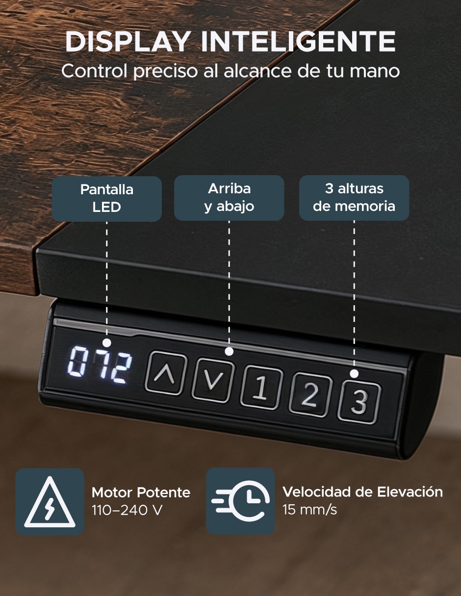 Escritorio Titano de madera