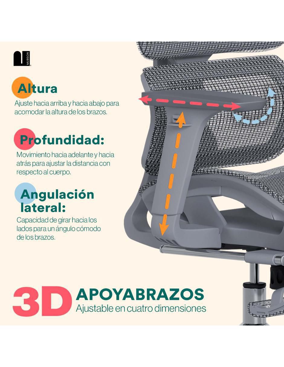 Silla escritorio Astra Mubson