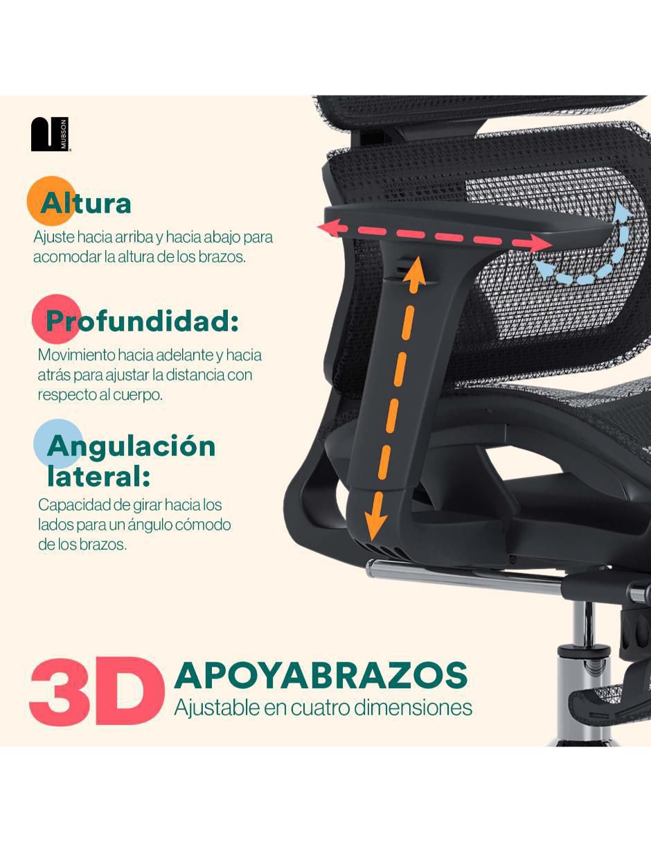 Silla escritorio Astra 5