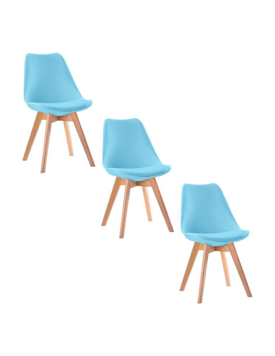 Set de sillas 3 piezas Tulip Set de sillas 3 piezas Tulip