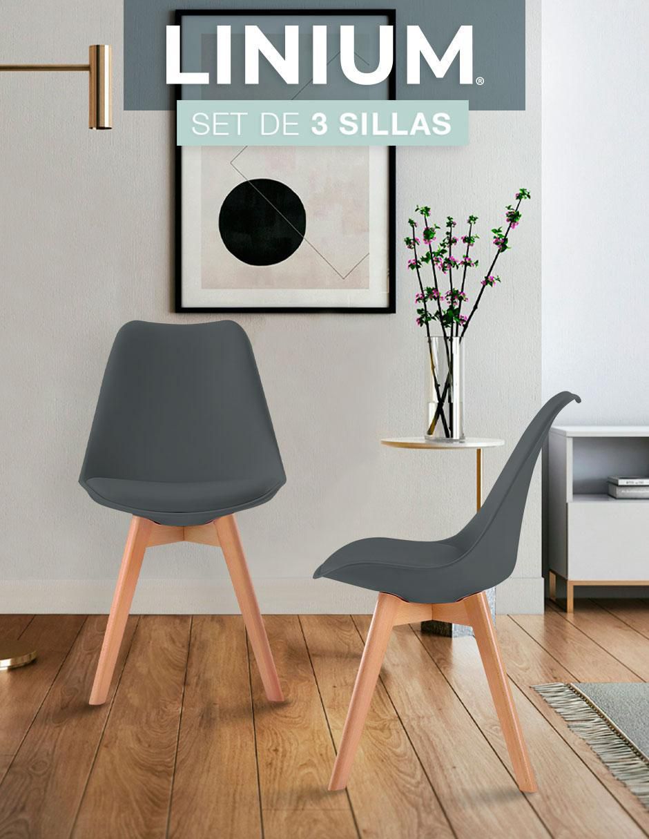 Juego de sillas 3 piezas Tulip 5