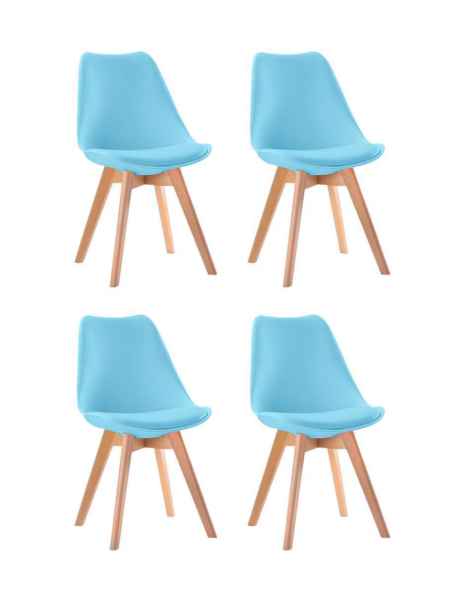 Set de sillas 4 piezas Tulip Set de sillas 4 piezas Tulip