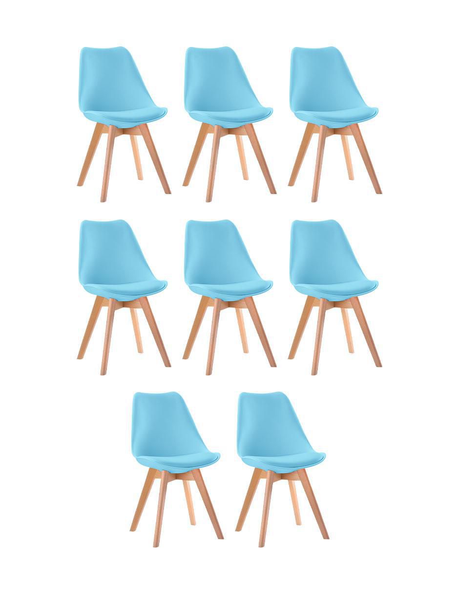 Set de sillas 8 piezas Tulip