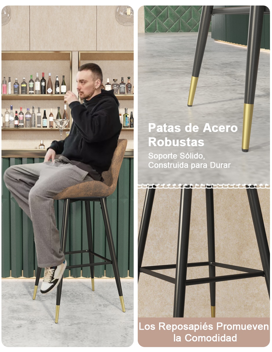 Juego de bancos altos julian bar