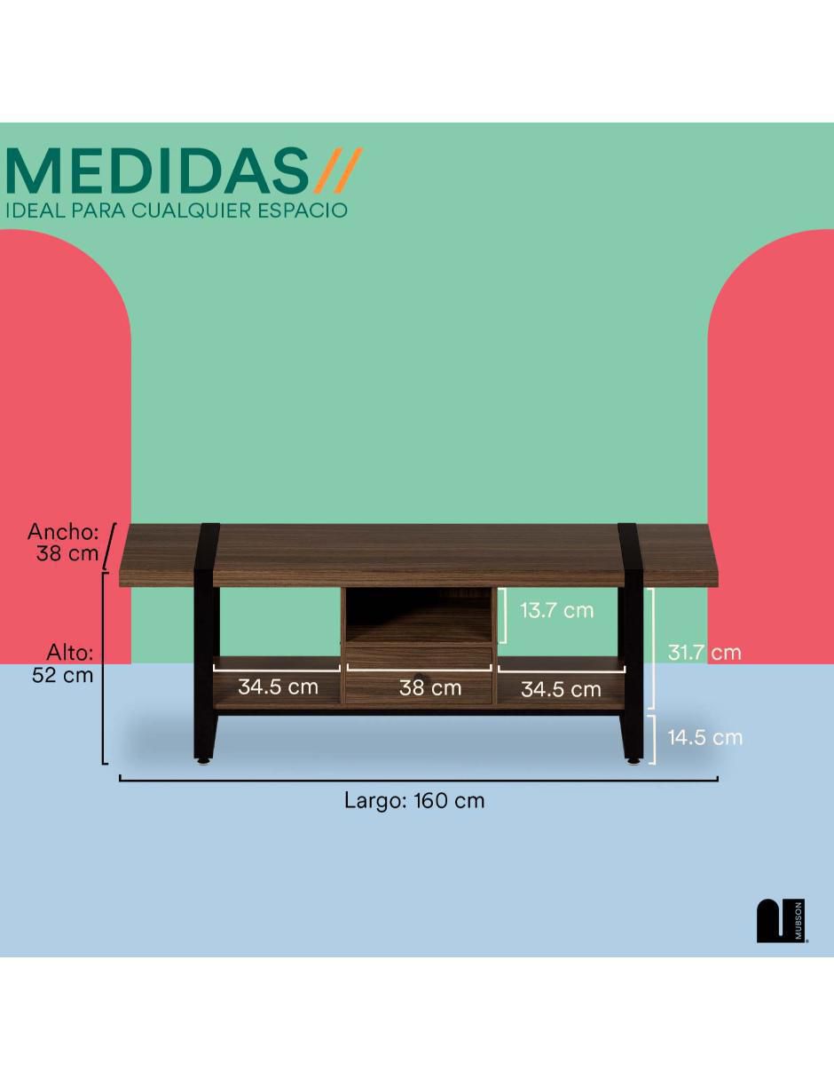 Mueble de TV armable Mora de MDF 7