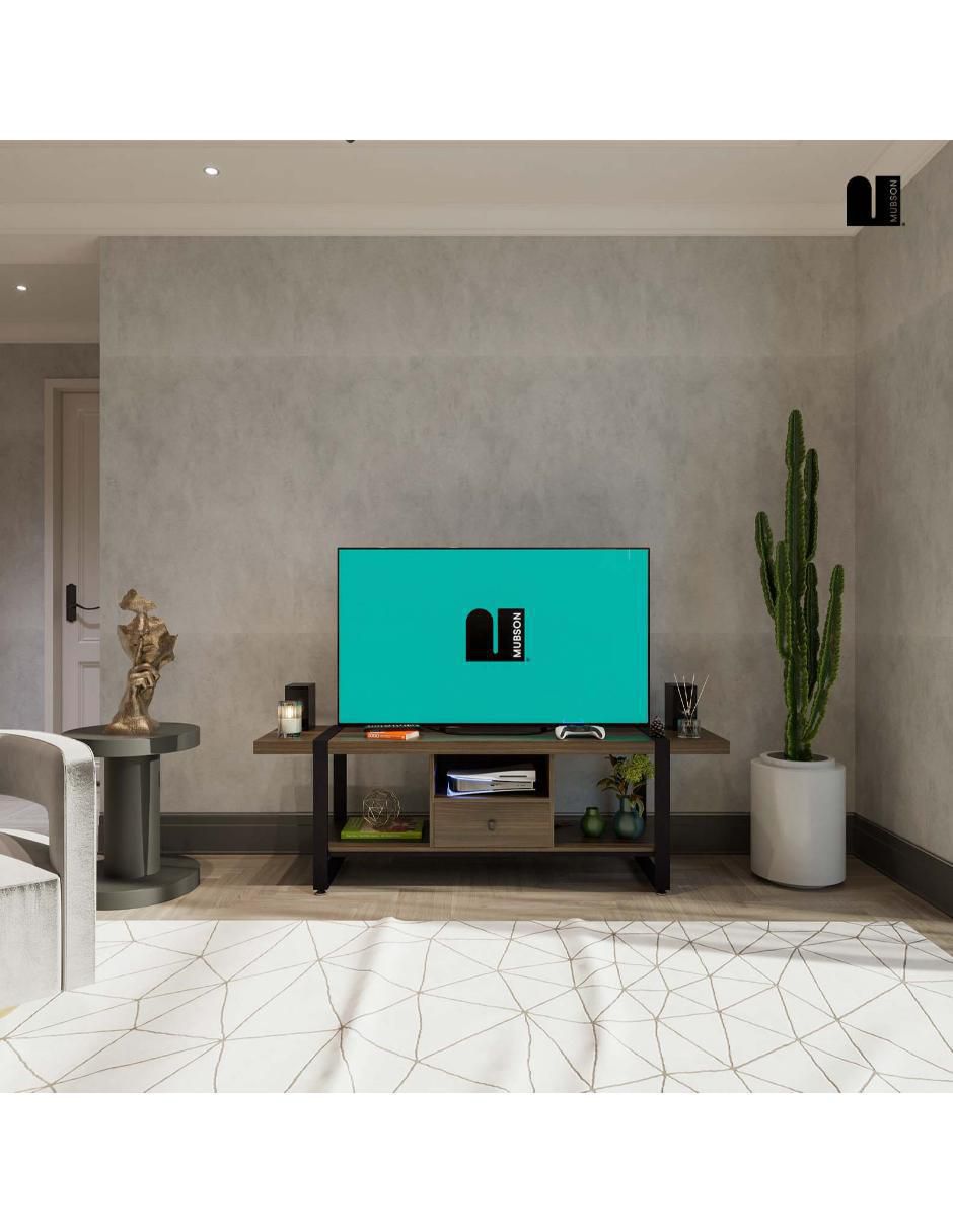 Mueble de TV armable Mora de MDF 4