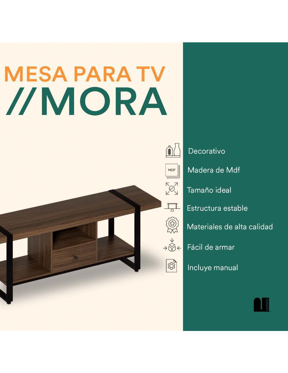 Mueble de TV armable Mora de MDF 6