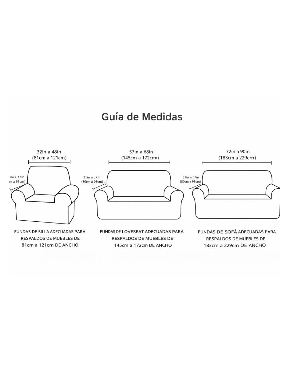 Funda sofá antideslizante 3 piezas 2