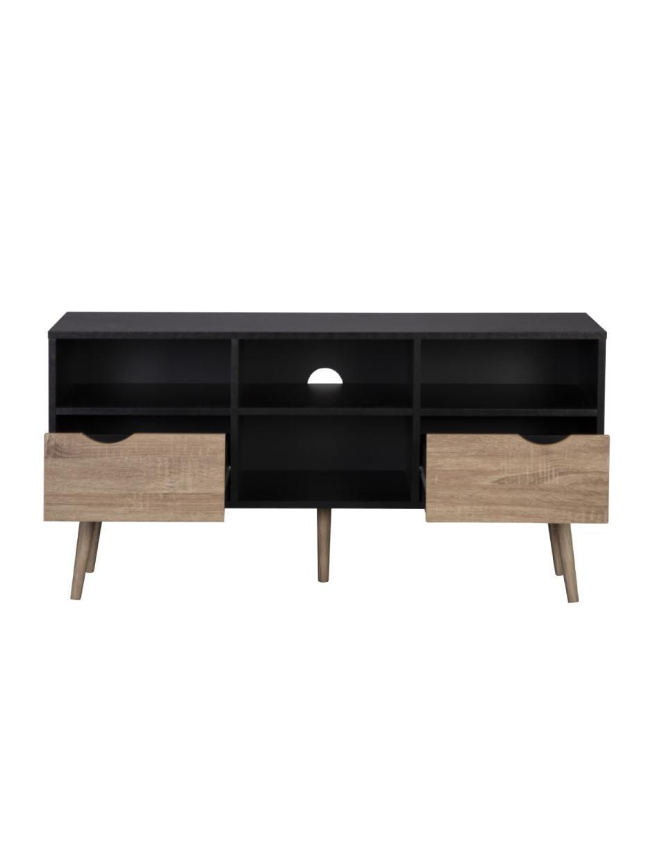 Mueble de tv Nórdico Black de MDF Mueble de tv Nórdico Black de MDF