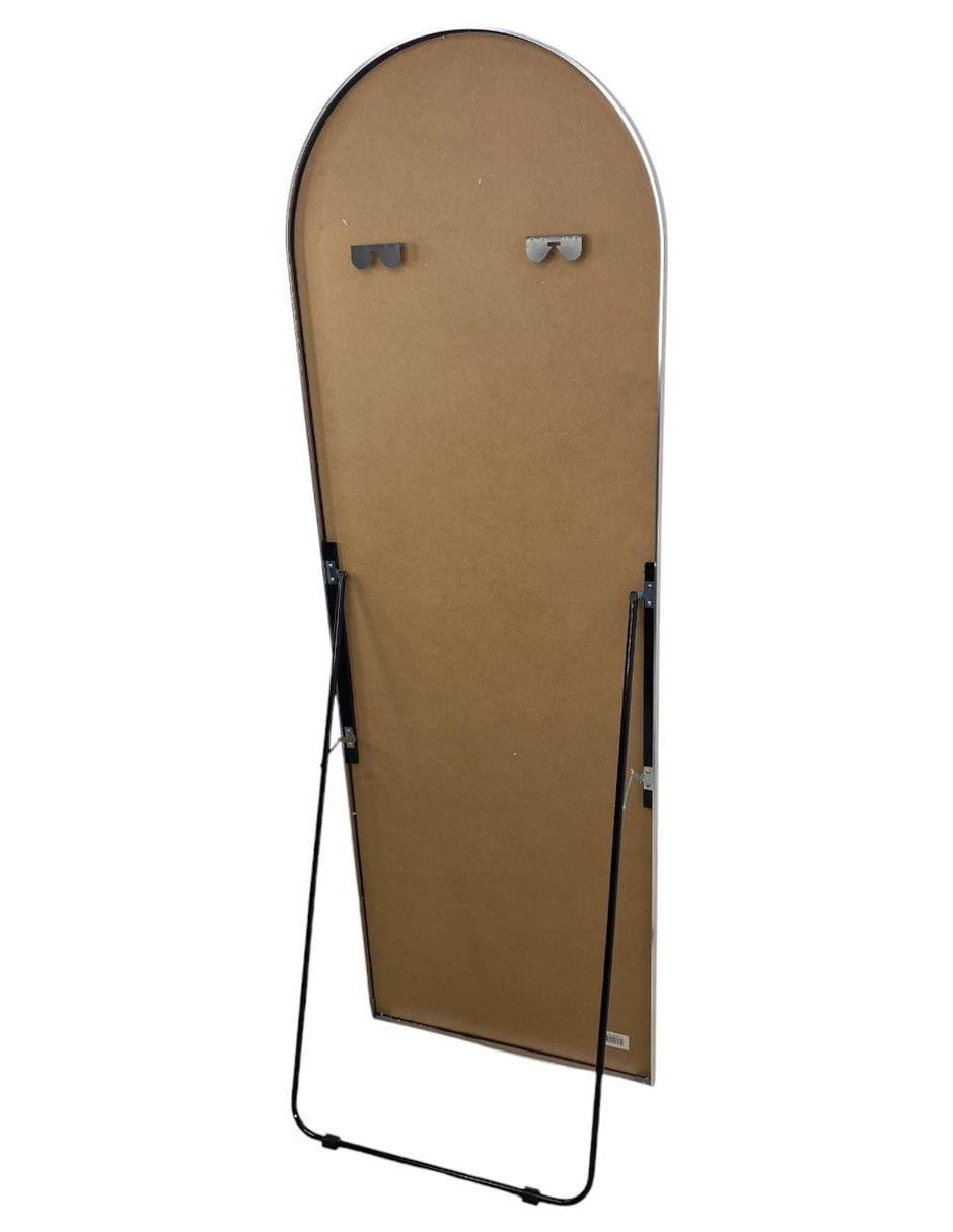 ESPEJO DE PIE STAND ARCH PLATA 2