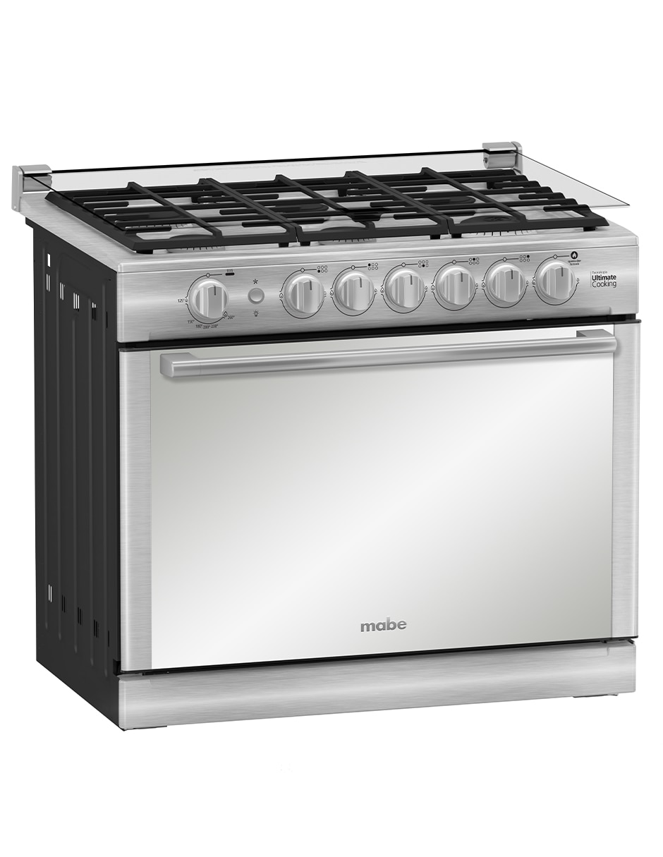 Combo estufa empotrable a gas lp 79.20 cm XOC80790CMPUV80 de 6 quemadores + campana 9