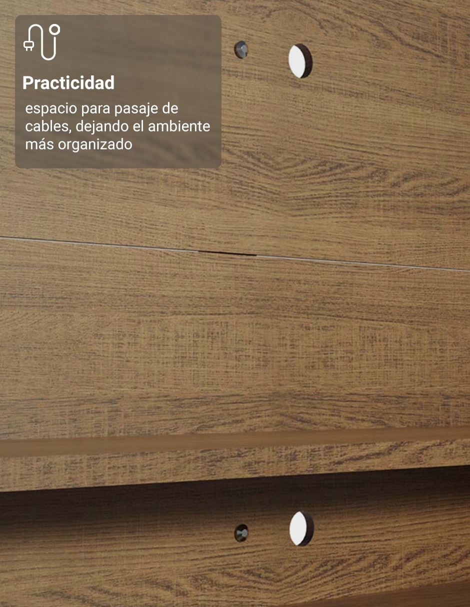 Mueble flotante para TV armable Alfa de MDP 7