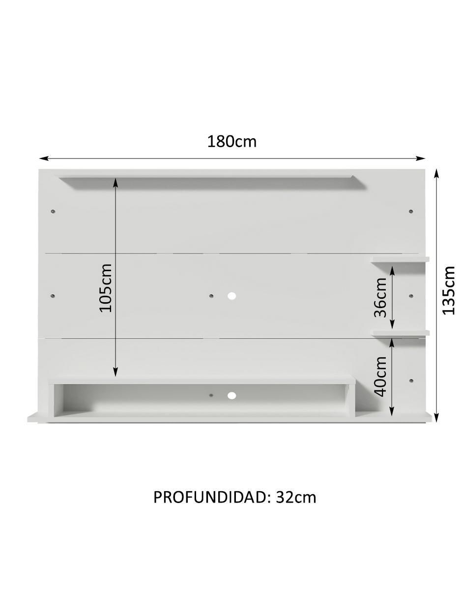 Mueble de TV armable Alfa de MDP 10